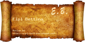 Eipl Bettina névjegykártya