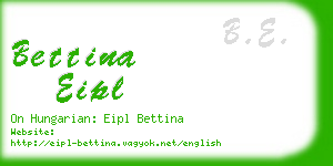 bettina eipl business card